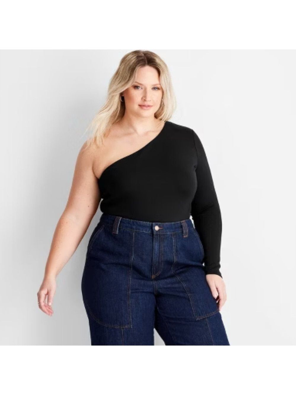 Target Women’s One-Shoulder Black bodysuit